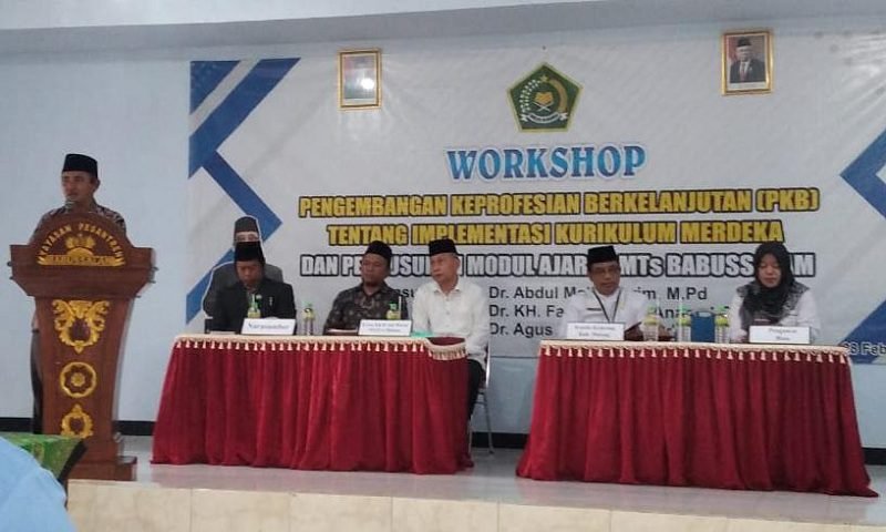 8 MADRASAH DAN LP MA’ARIF NU KABUPATEN MALANG GELAR WORKSHOP PENGEMBANGAN KEPROFESIAN BERKELANJUTAN