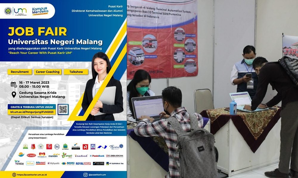 CATAT TANGGALNYA! PUSAT KARIR UM GELAR ‘JOB FAIR’, RATUSAN LOWONGAN TERSEDIA