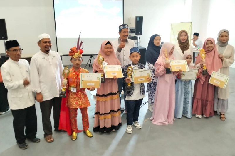 KAYLA JUARAI PILDACIL, RAFIFAH UNGGULI KENZIE DAN GISKA DI FASHION MUSLIM CREATIVE SIARFEST 2023