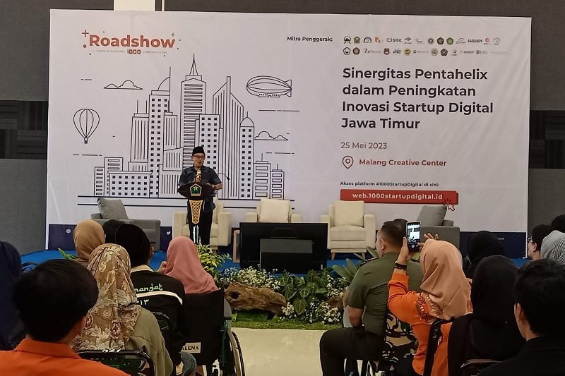 PEMKOT MALANG HELAT SINERGITAS PENTAHELIX CANANGKAN GERAKAN SERIBU START UP