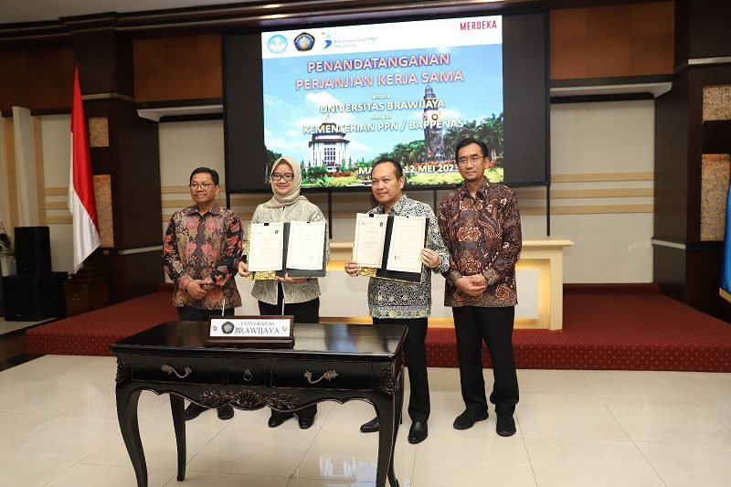 TINGKATKAN PENDIDIKAN DI TANAH AIR, UB TANDATANGANI KERJASAMA DENGAN BAPPENAS