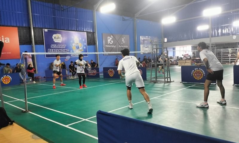 GANDA CAMPURAN UM MENANG DRAMATIS DI FINAL MA CHUNG LEAGUE 2023 CABOR BADMINTON
