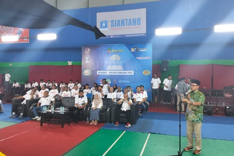 SUTIAJI BUKA TURNAMEN KEJURKOT–WALI KOTA MALANG CUP 2023