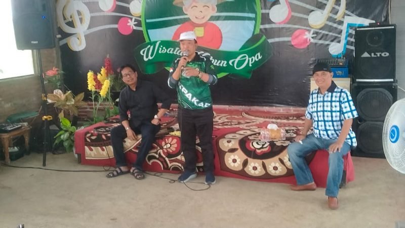 319-Sam Mujiono di Wisata Kebun Opa SAPA WARGA, SAM MUJIONO SAMBANGI SINGOSARI & BATU