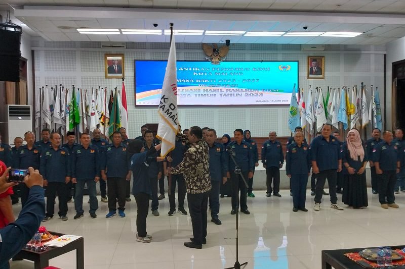 376-Pelantikan pengurus KONI Kota Malang PENGURUS KONI KOTA MALANG PERIODE 2023-2027 RESMI DILANTIK
