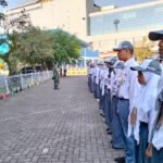 GANDENG KOREM 083, SMA LABORATORIUM UM AJARKAN KEDISIPLINAN DI AGENDA MPLS 2023