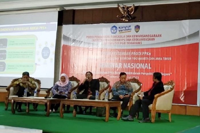 FORUM PRODI PPKN JATIM, JATENG DAN DIY SELENGGARAKAN SEMINAR NASIONAL