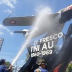 SKADRON TEKNIK 022 LANUD ABD SALEH RAWAT MONUMEN PESAWAT DI SUHAT