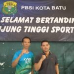 PERDANA DI KOTA BATU, PBSI KOTA BATU ANTUSIAS SAMBUT TURNAMEN BULU TANGKIS ANTAR KELURAHAN