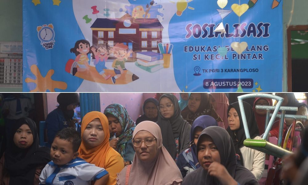PMM BHAKTIKU NEGERI UMM EDUKASI GEMILANG SI KECIL PINTAR DI TK PGRI 3 KARANGPLOSO