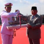 MENHAN PRABOWO SERAH TERIMAKAN DUA KRI KE TNI AL: PULAU FANI-731 DAN PULAU FANILDO-732