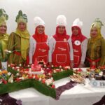 SEMARAK HUT RI, TP PKK JUNREJO ADAKAN LOMBA TUMPENG MERAH PUTIH