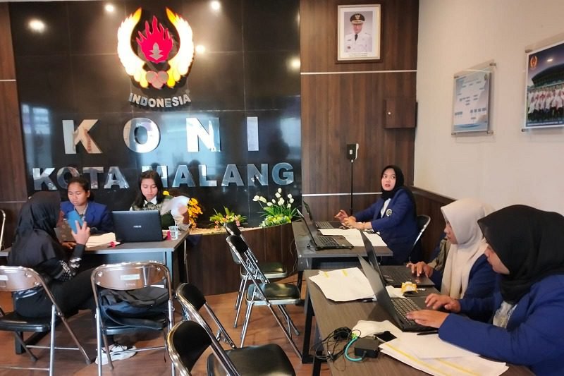 PASTIKAN DATA PARA ATLET, KONI KOTA MALANG LAKUKAN VERIFIKASI DATA CALON PESERTA PORPROV VIII 2023