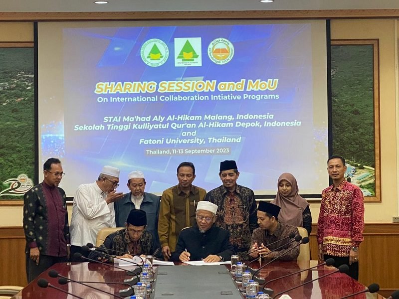 TINGKATKAN RELASI LUAR NEGERI, STAIMA AL-HIKAM MALANG TEKEN MOU DENGAN FATONI UNIVERSITY