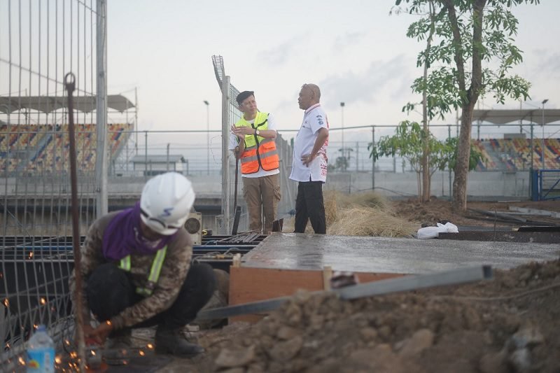Pembangunan jembatan VIP ke Paddock untuk mempermudah pengunjung MotoGP 2023