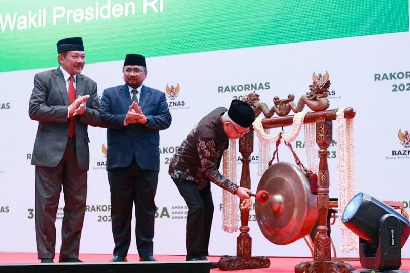 BUKA RAKORNAS BAZNAS 2023, WAPRES DORONG PENGELOLAAN ZIS UNTUK PENGENTASAN KEMISKINAN