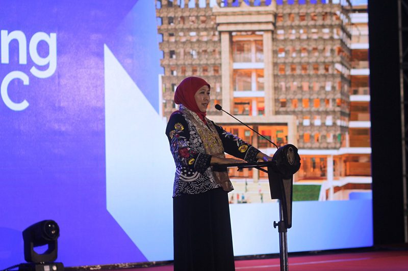 Gubernur Khofifah di peresmian Gedung MCC