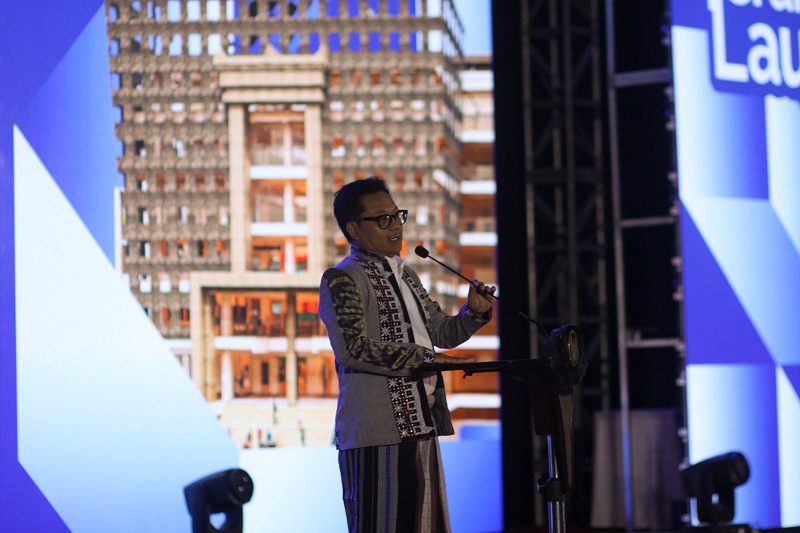 Wali Kota Sutiaji di peresmian Gedung MCC