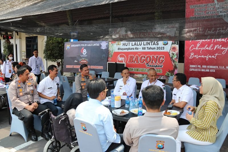 SILATURAHMI KE KAPOLRESTA, PJ WALI KOTA MALANG DISAMBUT PEKERJA DISABILITAS