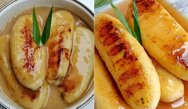 RESEP MUDAH MEMBUAT PISANG BAKAR KUAH KINCA, JAJANAN PASAR YANG LEGIT DAN GURIH