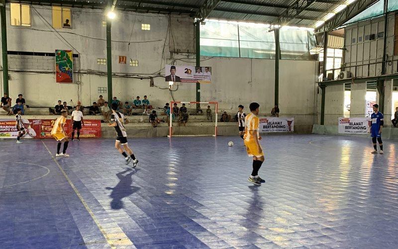 TIM SPECTRUM A DAN B BERTEMU DI FINAL FUTSAL MBOIS PRABOWO CUP 2023