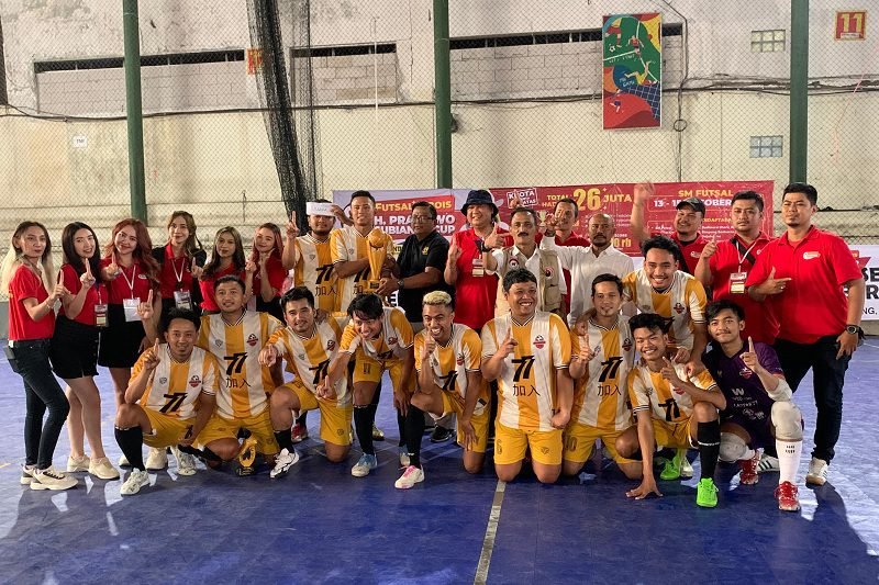 SPECTRUM B JUARAI FUTSAL MBOIS H PRABOWO SUBIANTO CUP