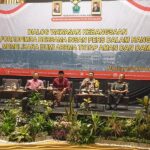 GELAR DIALOG WAWASAN KEBANGSAAN, FORKOPIMDA MALANG BERSAMA INSAN PERS JAGA BHUMI AREMA DAMAI