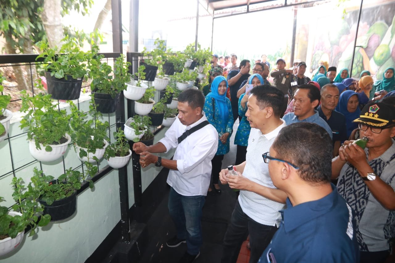 GUNA KETAHANAN PANGAN, PJ. WALIKOTA MALANG KUATKAN EKOSISTEM URBAN FARMING