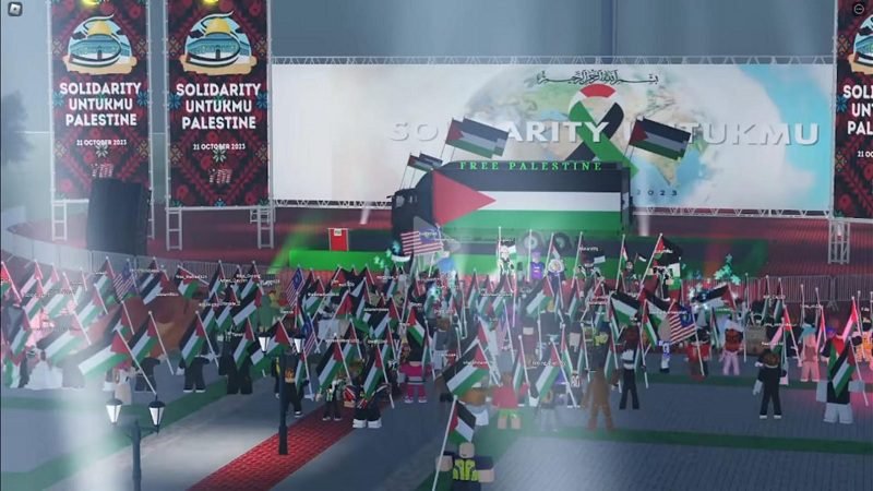 GENERASI MUDA MALAYSIA BERI DUKUNGAN SOLIDARITAS PALESTINA MELALUI GAME ROBLOX
