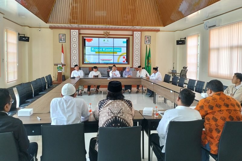 KEMENAG KOTA BATU DAN BAZNAS KOTA BATU GELAR KOORDINASI PARTISIPASI SOLIDARITAS PALESTINA