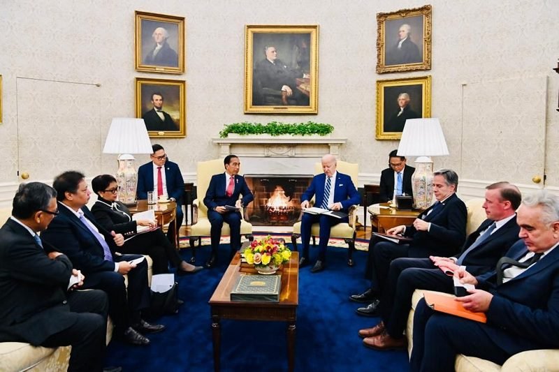 BERTEMU PRESIDEN BIDEN, JOKOWI AJAK KEMITRAAN WUJUDKAN PERDAMAIAN GLOBAL