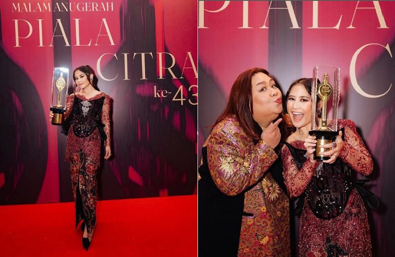 PENUH HARU, PRILLY LATUCONSINA AKHIRNYA RAIH PIALA CITRA PERTAMA LEWAT ‘BUDI PEKERTI’