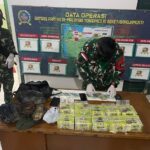 DANREM 121/ABW APRESIASI SATGAS YONARMED 10/BRADJAMUSTI GAGALKAN PENYELUNDUPAN SABU 10 KG