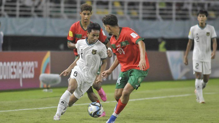 MAROKO TUMBANGKAN INDONESIA DI PARTAI PAMUNGKAS PENYISIHAN GRUP PILDUN U-17