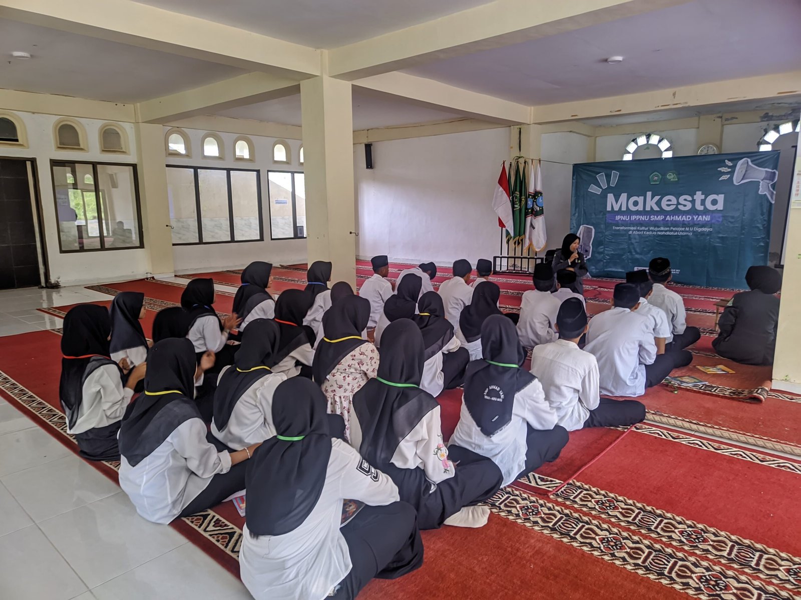 PC IPNU IPPNU KOTA BATU GELAR MAKESTA PERDANA TINGKAT KOMISARIAT SMP AHMAD YANI