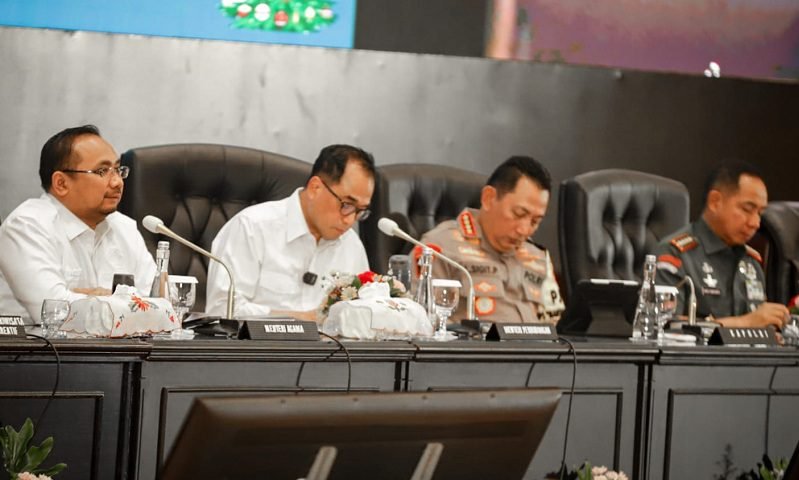 MENAG HADIRI RAKOR PENGAMANAN NATAL 2023 DAN TAHUN BARU 2024