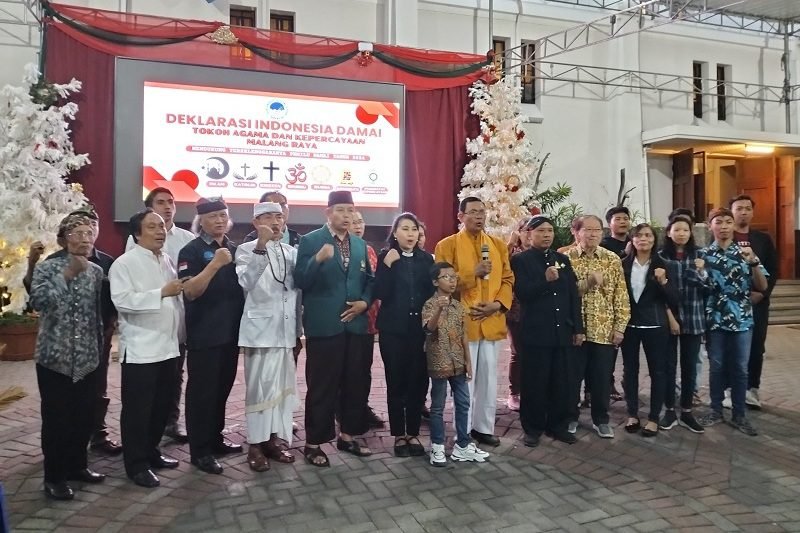 FKAUB MALANG DEKLARASI DUKUNG PEMILU DAMAI