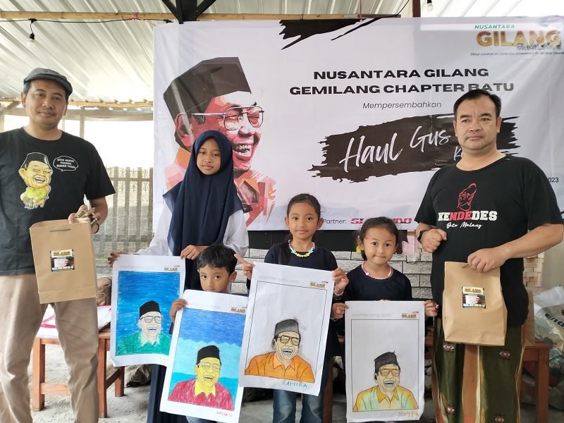 PERINGATI HAUL GUS DUR KE-14, NGG KOTA BATU KENALKAN SOSOK GUS DUR PADA ANAK USIA DINI