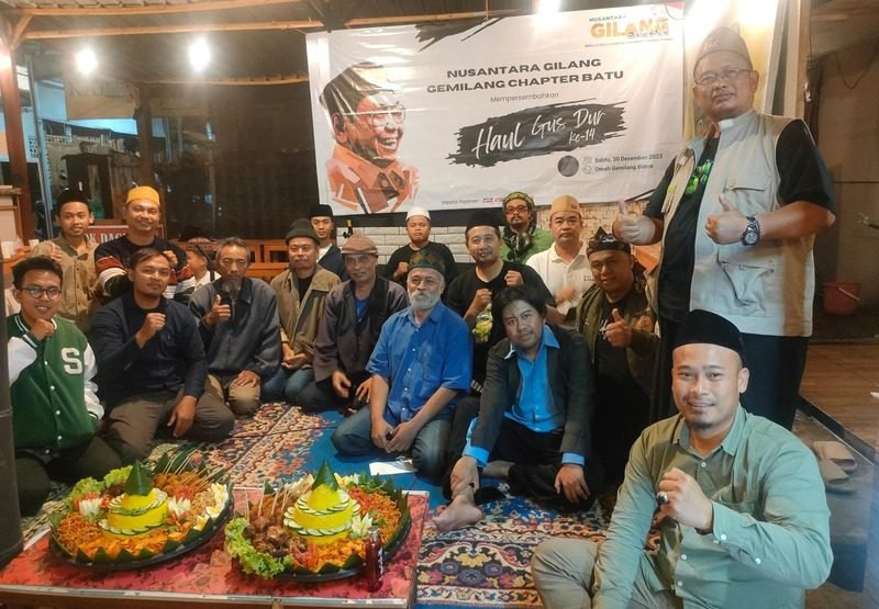 NGG CHAPTER BATU PUNGKASI PERINGATAN HAUL GUS DUR KE-14 DENGAN DOA BERSAMA DAN DISKUSI KEBUDAYAAN