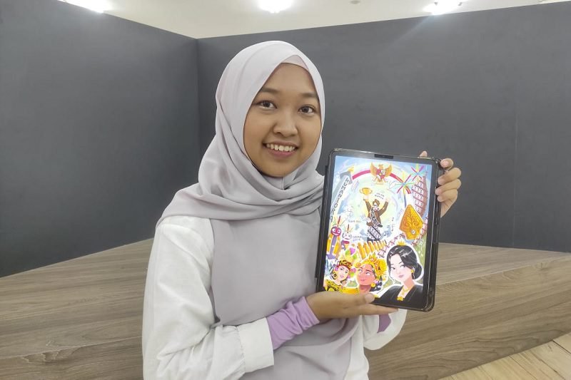 BERMULA DARI HOBI, MAHASISWI UIN MALANG INI TEKUNI SENI ILUSTRASI SECARA OTODIDAK