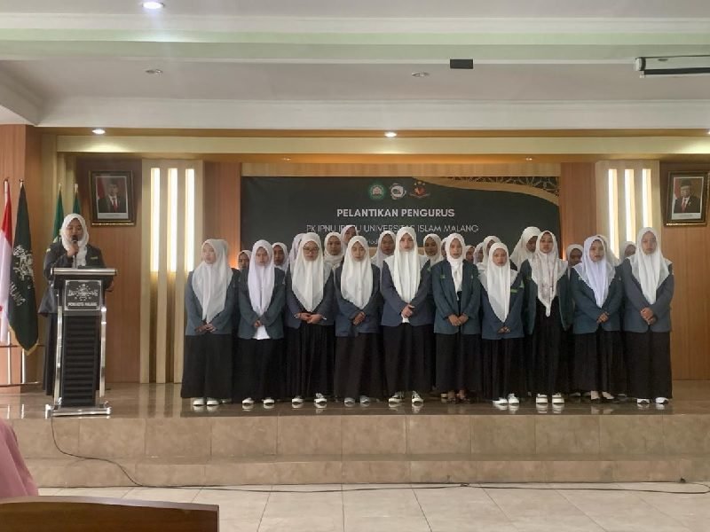 CETAK ALUMNI HEBAT, PELANTIKAN PENGURUS BARU PK IPNU-IPPNU UNISMA