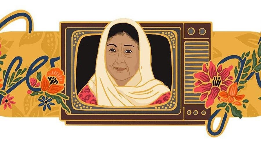 AMINAH CENDRAKASIH 'MAK NYAK' MUNCUL DI GOOGLE DOODLE
