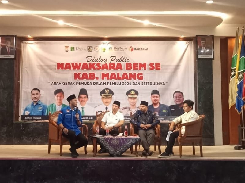 BAWASLU KABUPATEN MALANG IKUTI DIALOG PUBLIK NAWAKSARA: PEMUDA DAN POLITIK 2024