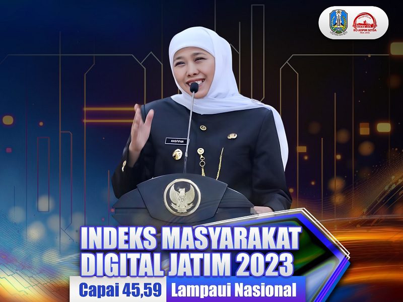 544-Gubernur Khofifah IMDI Jatim lampaui nasional INDEKS MASYARAKAT DIGITAL JATIM LAMPAUI NASIONAL