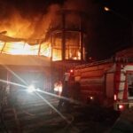 DIDUGA AKIBAT KONSLETING LISTRIK, KANTOR SHOPEE MALANG TERBAKAR