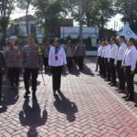 KESIAPAN PENGAMANAN PEMILU 2024, POLRES MALANG GELAR APEL PERGESERAN PASUKAN