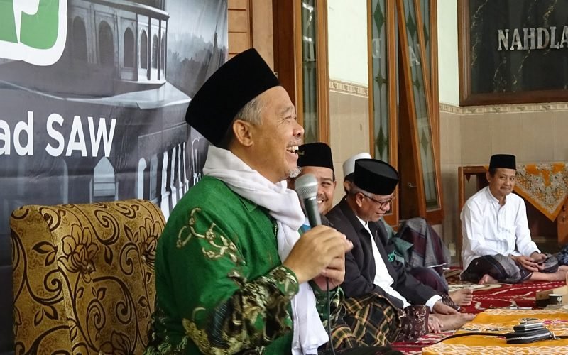 PENGAJIAN DAN PEMBAGIAN SEMBAKO WARNAI PERINGATAN ISRA’ MI’RAJ NABI MUHAMMAD SAW 1445 H DI PCNU KOTA MALANG
