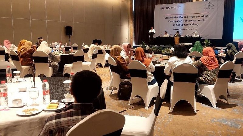 STAKEHODER MEETING PROGRAM INKLUSI PENCEGAHAN PERKAWINAN ANAK Di KABUPATEN MALANG