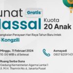 IMLEK 2575 KONGZILI, PUSBIMDIK KHONGHUCU GELAR SUNATAN MASAL GRATIS