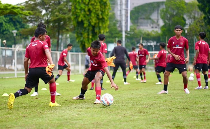 32 PEMAIN IKUTI TES FISIK DAN INTERNAL GAME SELEKSI PERDANA TIMNAS U-16